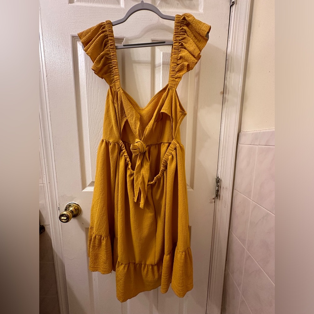 Mustard Color Dress